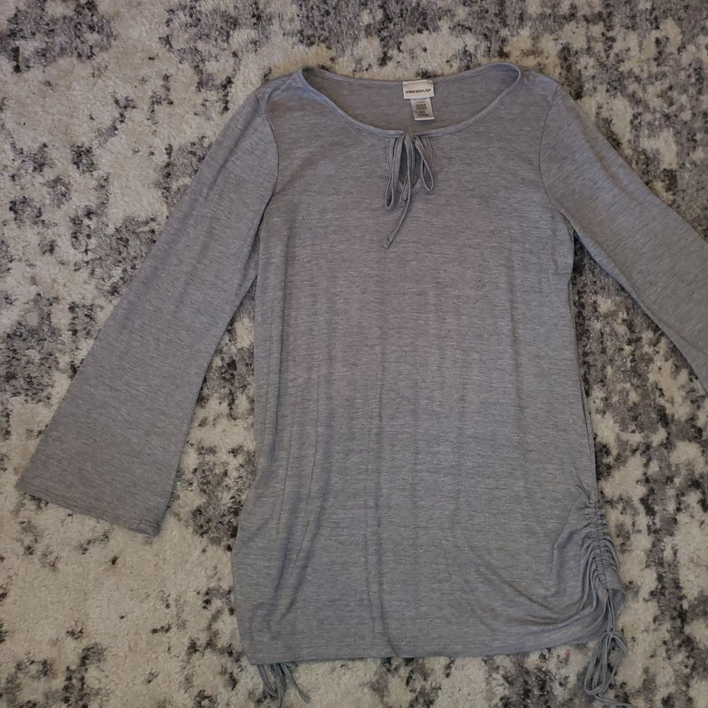 Wearabouts Gray Swimsuit Coverup with side strings